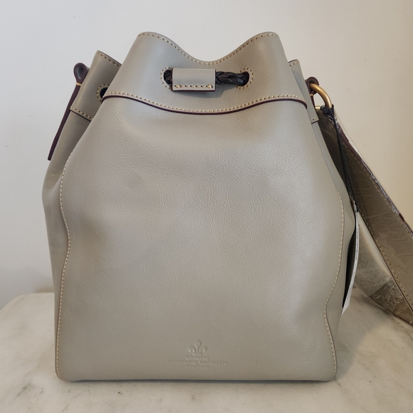 NWT Dooney & Bourke Hattie Drawstring Florentine Leather Bucket Bag Wallet - Picture 5 of 15